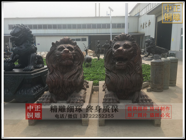 供應(yīng)匯豐獅雕塑