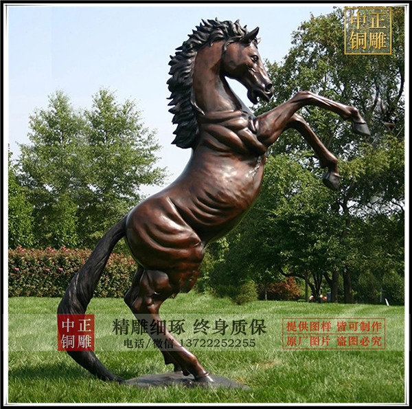 2米銅馬雕塑|鑄銅馬雕塑