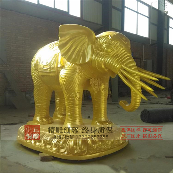 招財(cái)大象雕塑