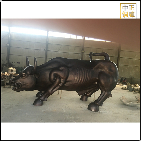 2米銅牛雕塑