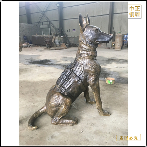 牧羊犬動(dòng)物銅雕塑鑄造.jpg 牧羊犬動(dòng)物銅雕塑鑄造.jpg