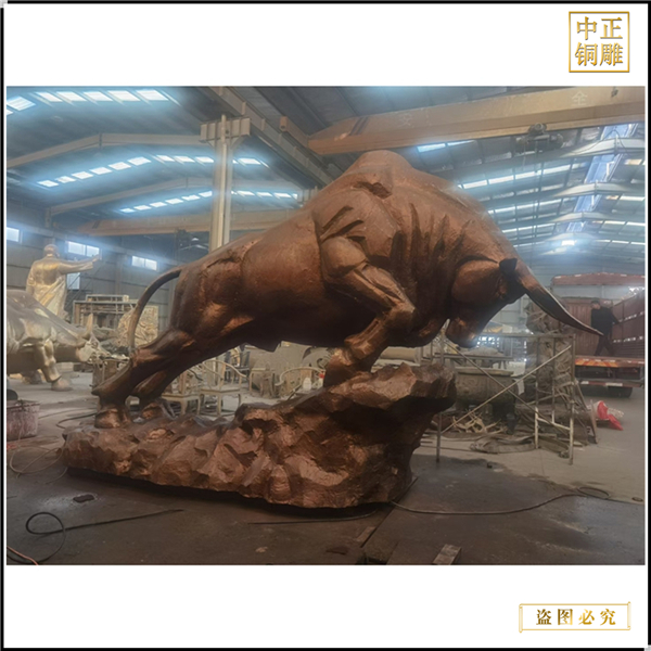 廣場(chǎng)公園商業(yè)街銅牛擺件鑄造.jpg