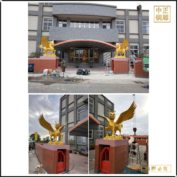 酒店門(mén)口銅麒麟供應(yīng).jpg