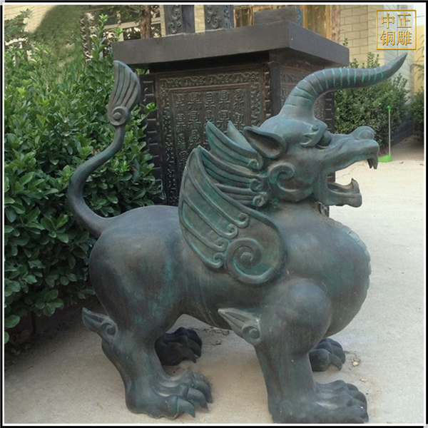 銅獬豸雕塑定制廠(chǎng)家