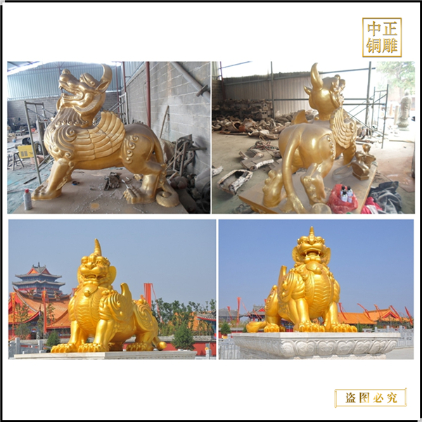 貼金純銅貔貅鑄造價(jià)格.jpg